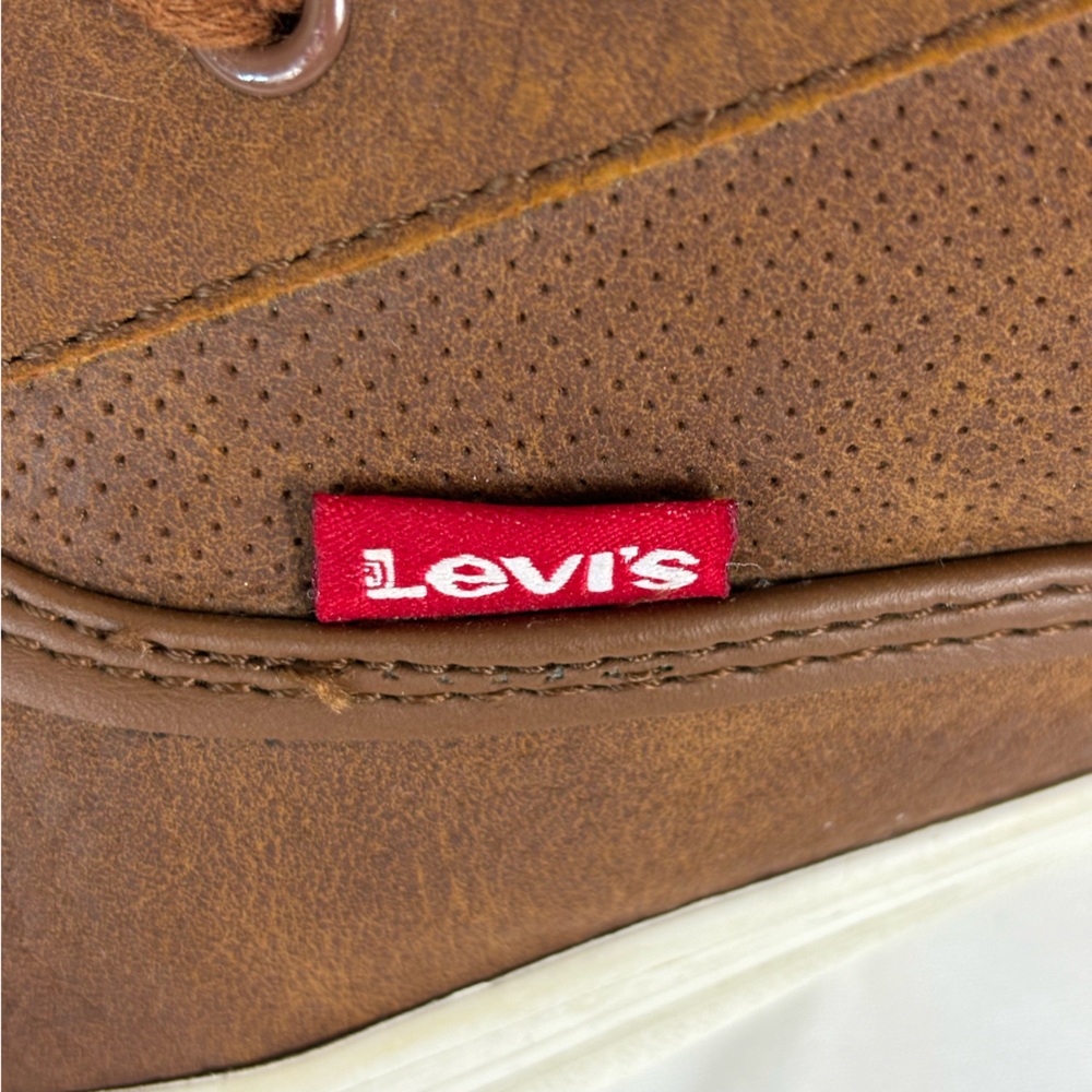 Levi’s Sneakers Comfort Lace Up Classic Low Top Tennis Shoes Brown Size 9 - Picture 9 of 16